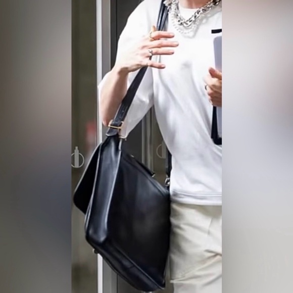 Rare Coach Archive 23703 Black Buttery Leather Slim Briefcase - Picture 10 of 11